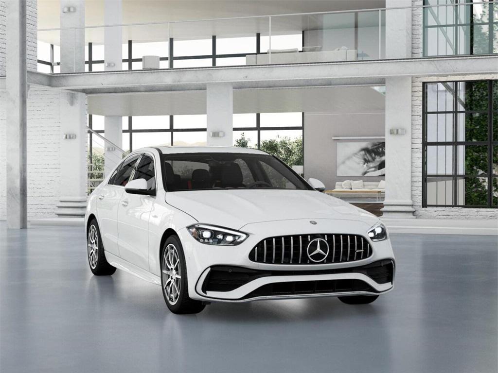 new 2025 Mercedes-Benz AMG C 43 car, priced at $67,300