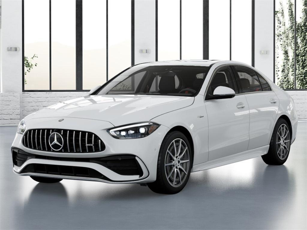 new 2025 Mercedes-Benz AMG C 43 car, priced at $67,300