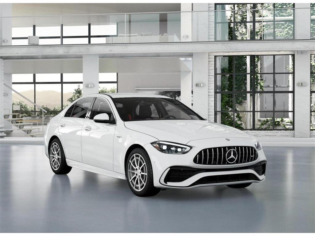 new 2025 Mercedes-Benz AMG C 43 car, priced at $67,300