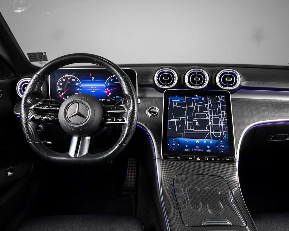 used 2022 Mercedes-Benz C-Class car, priced at $38,990