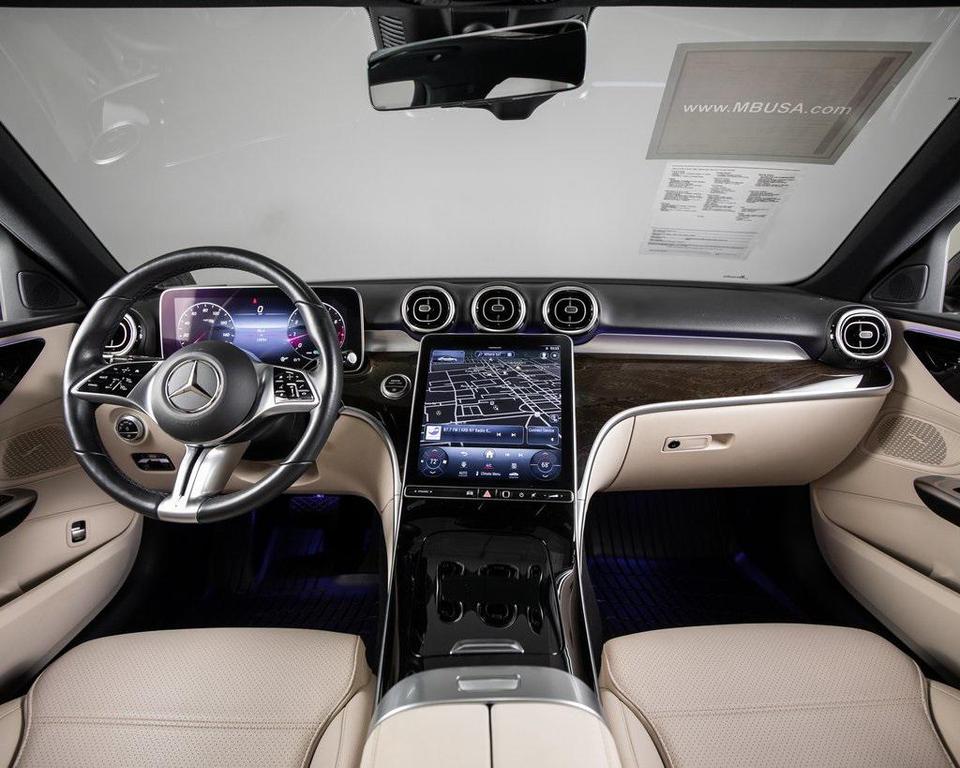 used 2022 Mercedes-Benz C-Class car, priced at $36,995