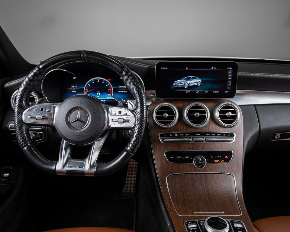 used 2021 Mercedes-Benz AMG C 43 car, priced at $46,390