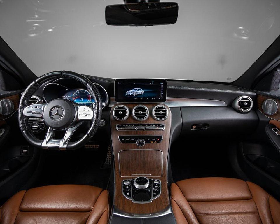 used 2021 Mercedes-Benz AMG C 43 car, priced at $46,390