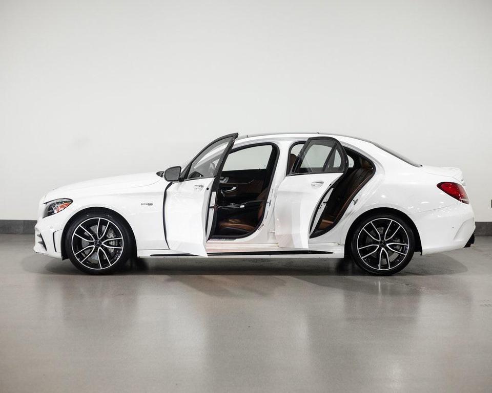 used 2021 Mercedes-Benz AMG C 43 car, priced at $46,390