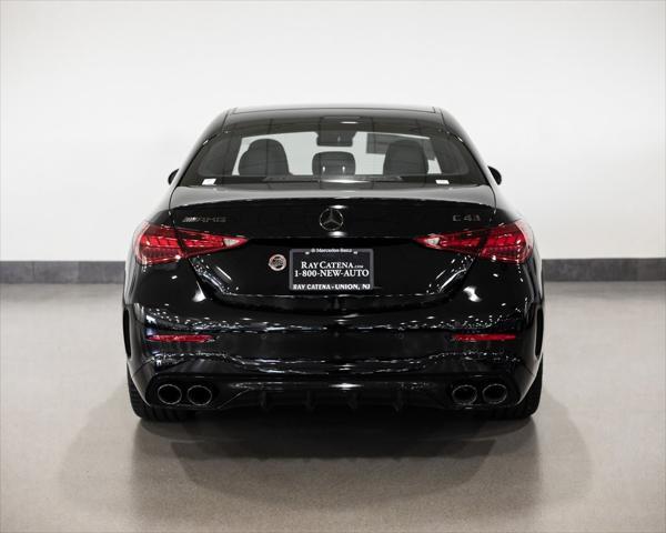 new 2024 Mercedes-Benz AMG C 43 car, priced at $67,595