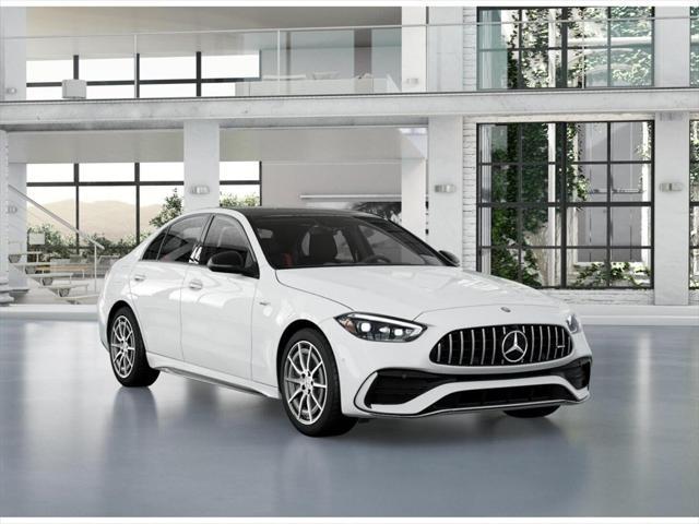 new 2025 Mercedes-Benz AMG C 43 car, priced at $70,705