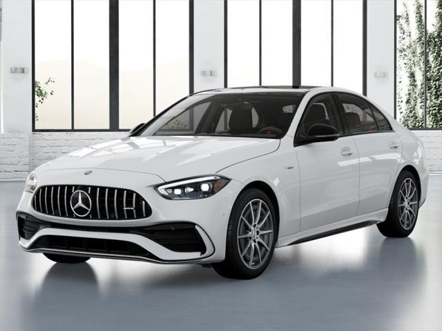 new 2025 Mercedes-Benz AMG C 43 car, priced at $70,705