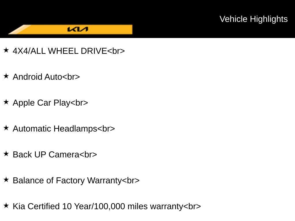used 2023 Kia Sportage car, priced at $25,500