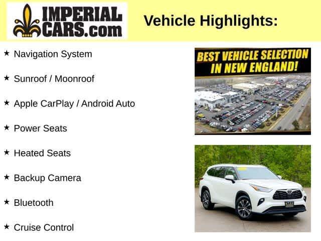 used 2021 Toyota Highlander car, priced at $35,977