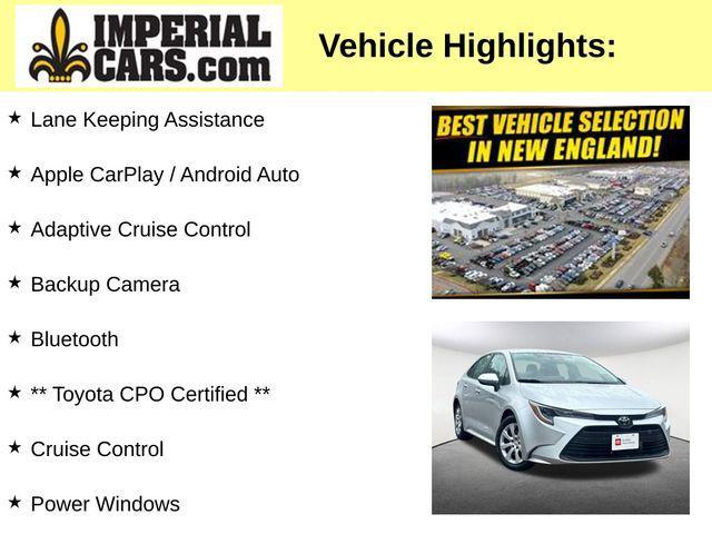 used 2024 Toyota Corolla car, priced at $21,347