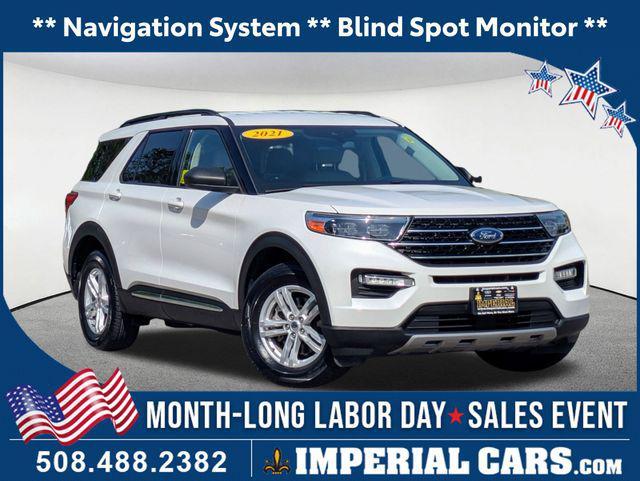 used 2021 Ford Explorer car, priced at $28,347
