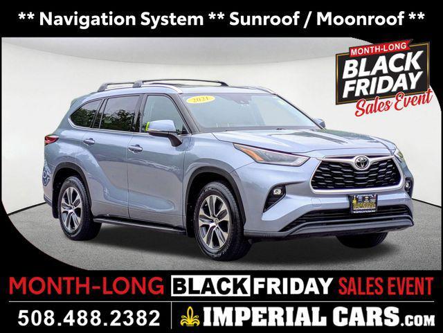 used 2021 Toyota Highlander car, priced at $29,977