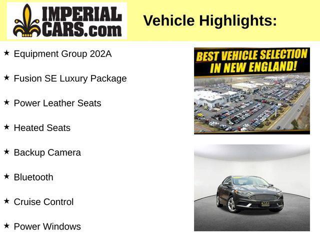 used 2018 Ford Fusion car, priced at $12,977