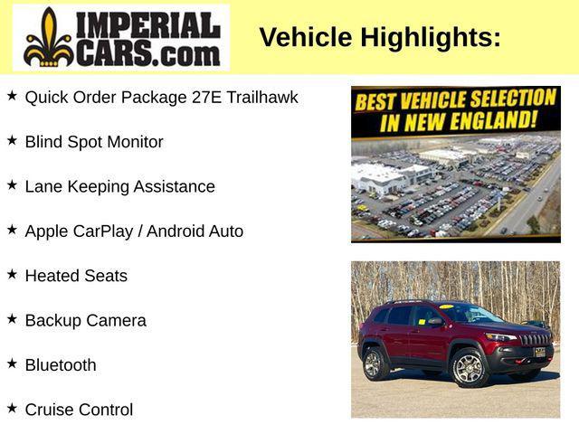 used 2021 Jeep Cherokee car, priced at $24,977