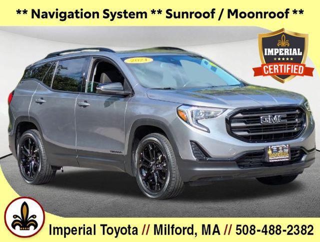 used 2021 GMC Terrain car, priced at $22,406