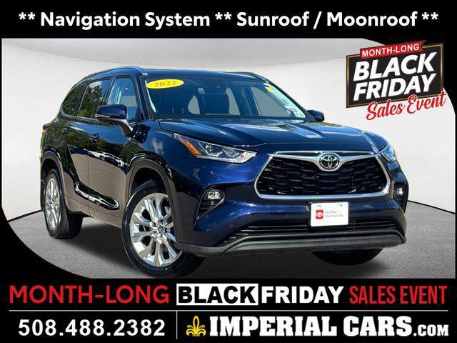 used 2022 Toyota Highlander car, priced at $40,977