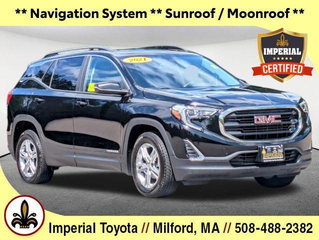 used 2021 GMC Terrain car, priced at $23,977