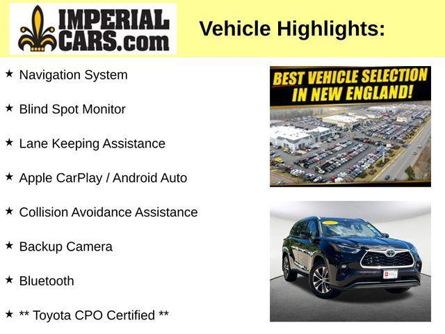 used 2022 Toyota Highlander car, priced at $35,477