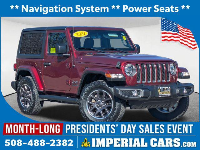 used 2021 Jeep Wrangler car, priced at $29,347