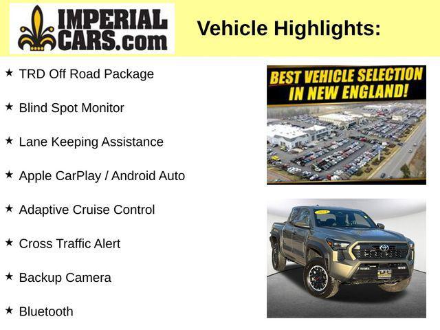used 2024 Toyota Tacoma car, priced at $42,477