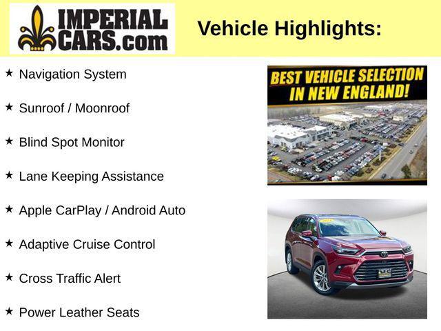 used 2024 Toyota Grand Highlander car, priced at $53,647