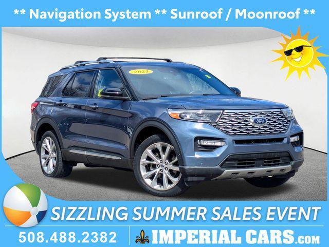 used 2021 Ford Explorer car, priced at $36,477
