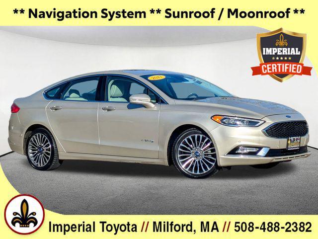 used 2017 Ford Fusion Hybrid car, priced at $16,747