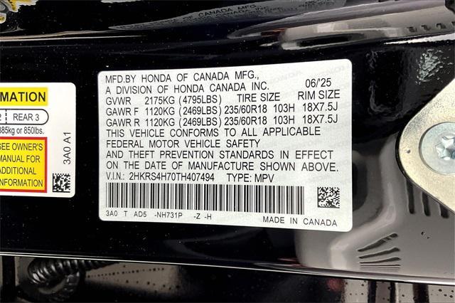 new 2026 Honda CR-V car, priced at $38,295