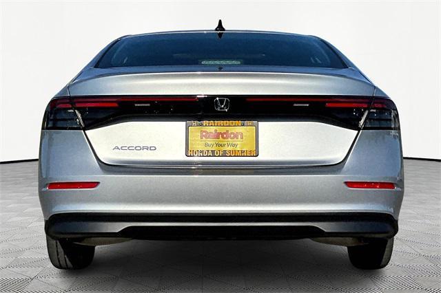 new 2025 Honda Accord car, priced at $31,710