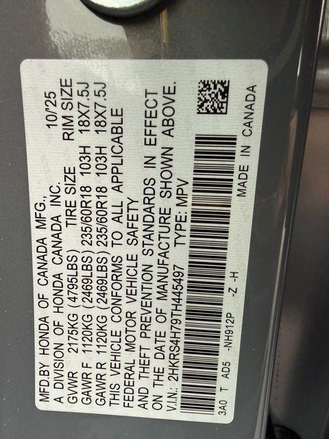 new 2026 Honda CR-V car, priced at $38,805