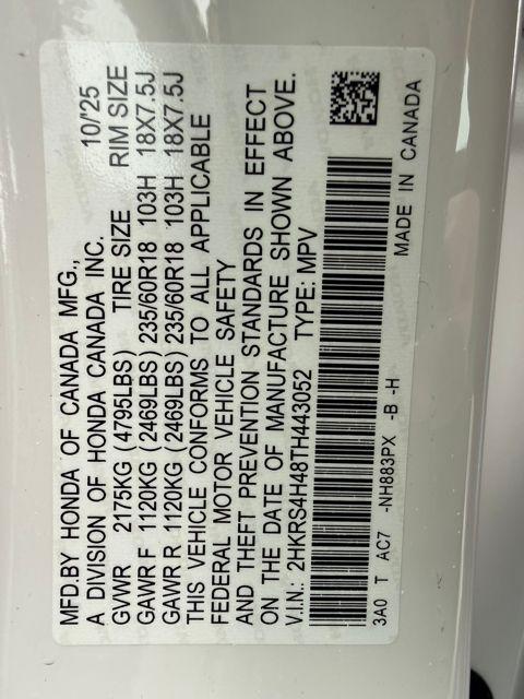 new 2026 Honda CR-V car, priced at $36,555