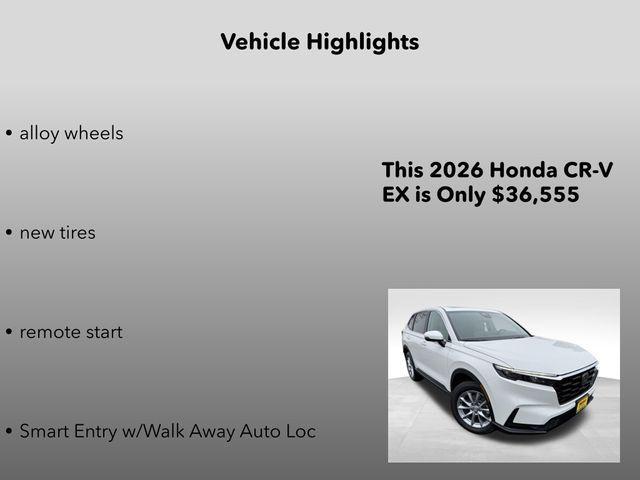 new 2026 Honda CR-V car, priced at $36,555