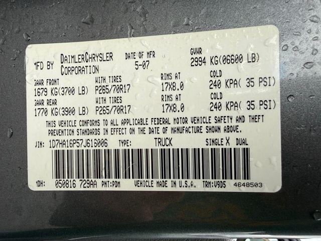 used 2007 Dodge Ram 1500 car, priced at $6,491