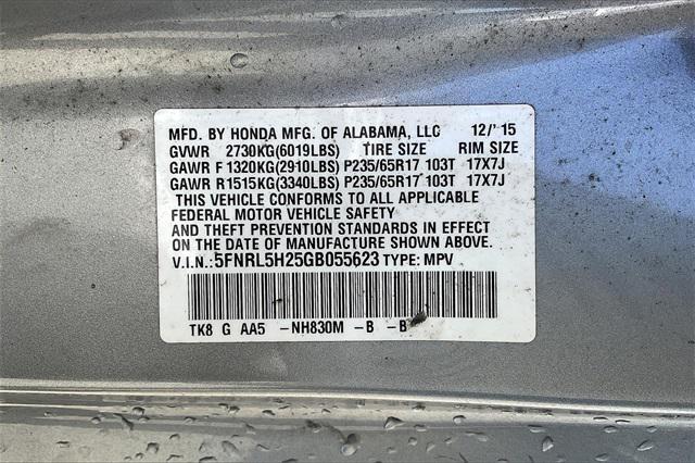 used 2016 Honda Odyssey car, priced at $13,888