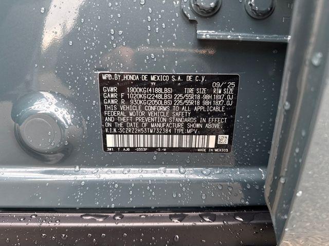 new 2026 Honda HR-V car, priced at $31,405