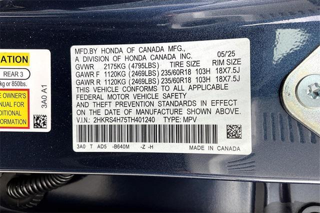 new 2026 Honda CR-V car, priced at $38,295