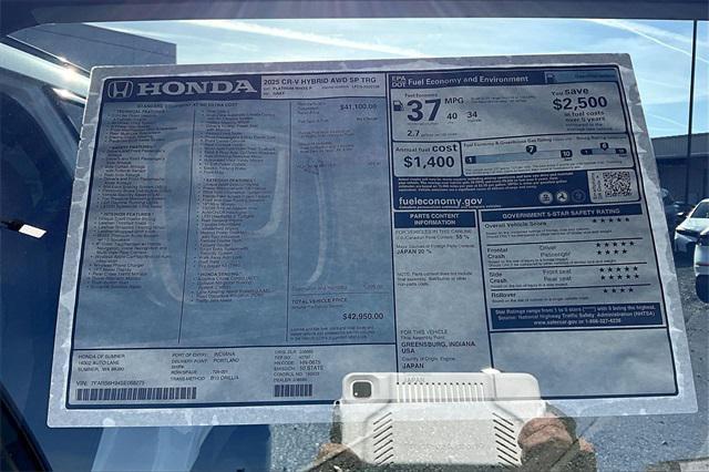 new 2025 Honda CR-V Hybrid car, priced at $42,950