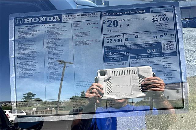 new 2026 Honda Passport car, priced at $51,100