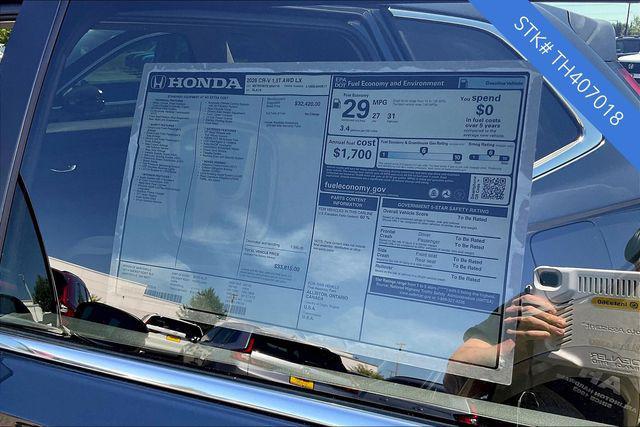 new 2026 Honda CR-V car, priced at $33,815