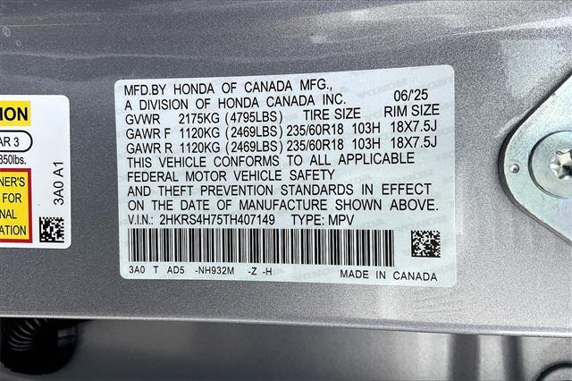 new 2026 Honda CR-V car, priced at $38,295