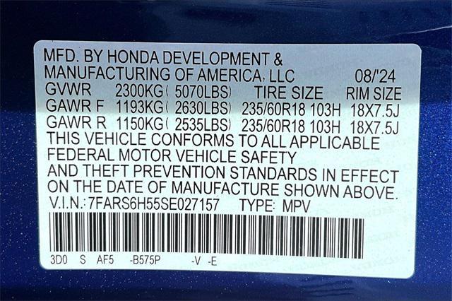 new 2025 Honda CR-V car, priced at $35,655