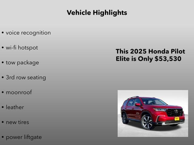 new 2025 Honda Pilot car, priced at $53,530