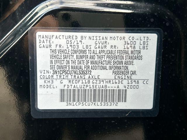 used 2019 Nissan Kicks car, priced at $13,491