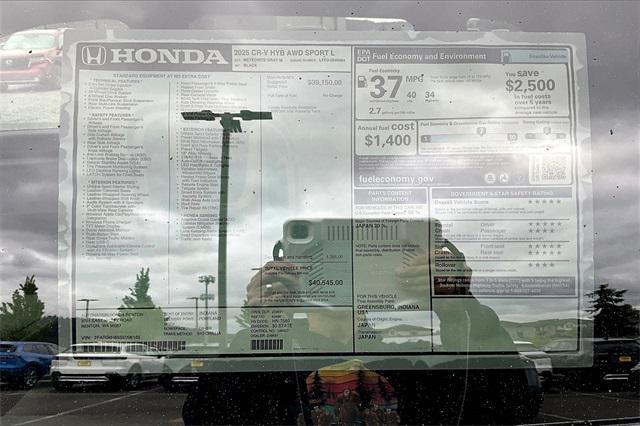 new 2025 Honda CR-V Hybrid car, priced at $40,545