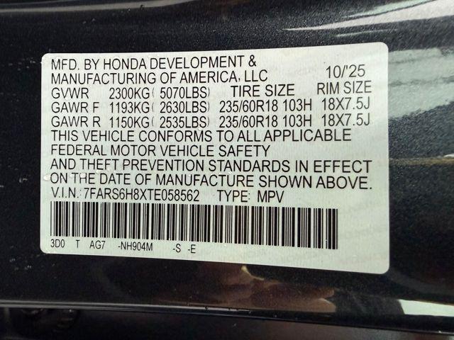 new 2026 Honda CR-V Hybrid car, priced at $40,675