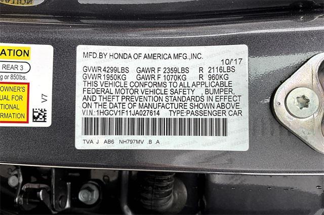 used 2018 Honda Accord car, priced at $21,491