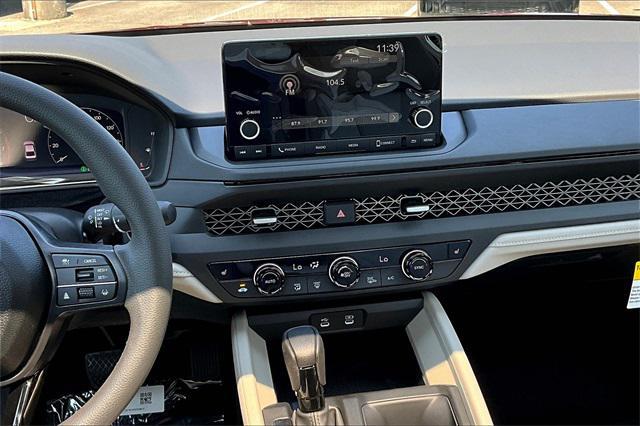 new 2025 Honda Accord car, priced at $32,165