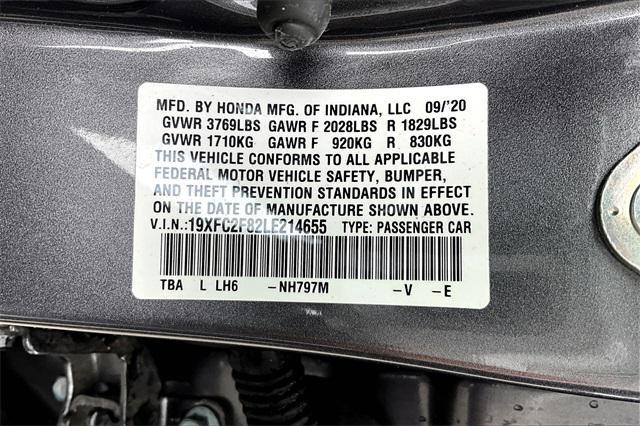 used 2020 Honda Civic car, priced at $21,888