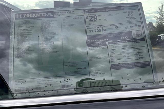 new 2026 Honda CR-V car, priced at $36,045