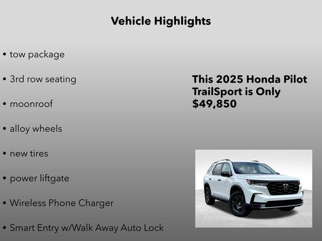 new 2025 Honda Pilot car, priced at $49,850